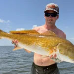 Inshore redfish caught near New Orleans, Louisiana with Marsh on the Fly guided by Captain Pete Scafaru